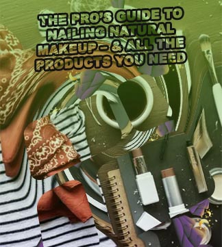 Natural makeup look products