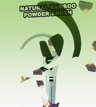 Pressed powder brush